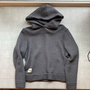 Tracksmith womens wool NDO hoodie // will be donating end of this week
